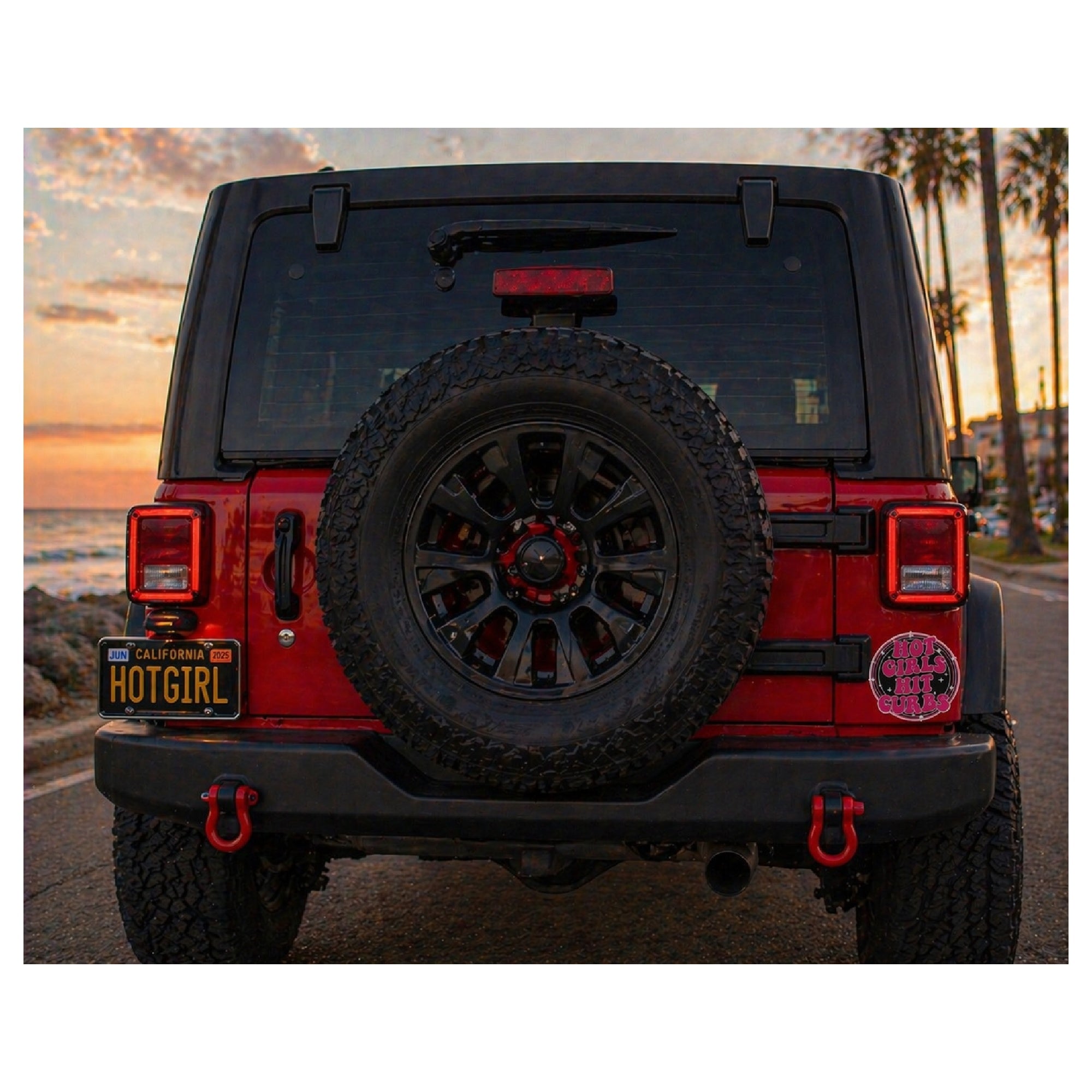 Hot Girls Hit Curbs Magnet | For Car, Fridge, Toolbox, Filing Cabinet or Cooler