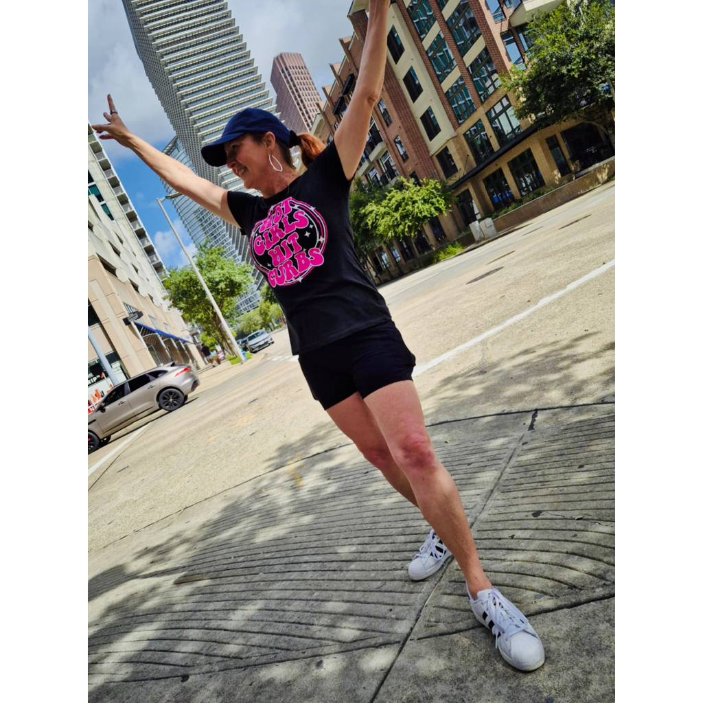 Hot Girls Hit Curbs T-Shirt (PREMIUM SOFT TRI-BLEND)